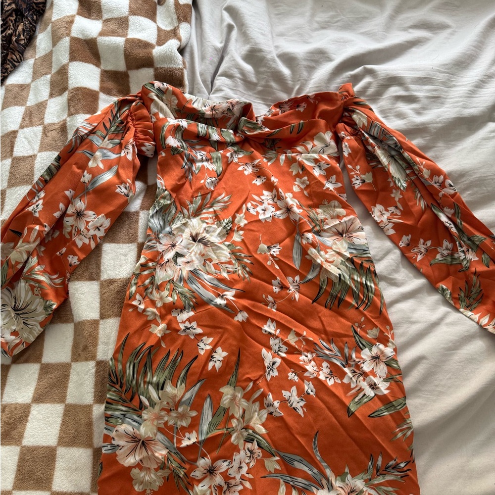 Floral Off-Shoulder Dress